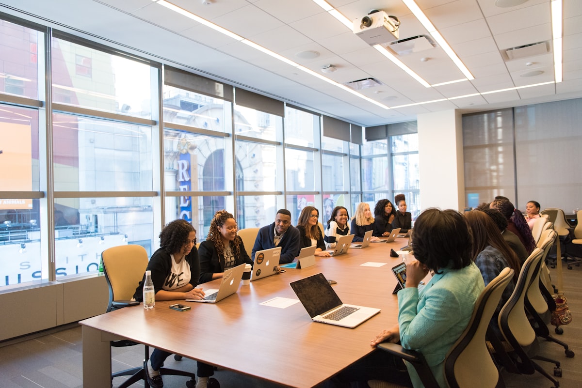 Attorneys in a Wisler Pearlstine conference room